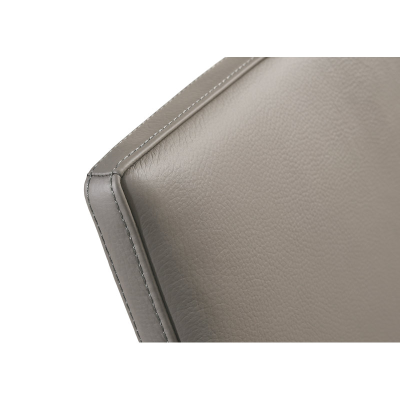 Tabouret de comptoir 26 po Jessia, Noyer, Gris clair