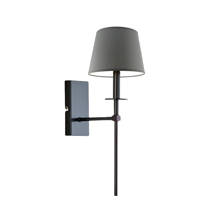 Mickael Steel Wallchiere, Black, Steel Grey
