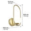 Alaynia LED Armed Sconce-1892069624