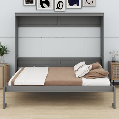 Lit mural multifonctionnel, lit pliable