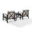 Mosier 2 - Person Patio Conversation Set with Cushions-1916825556-1904704610