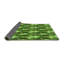 Tapis vert à motif abstrait-1413684584