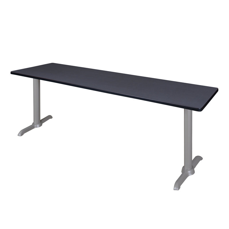 Cain Training Table & Base, 29" H x 84" L x 24" W, Gray, Gray