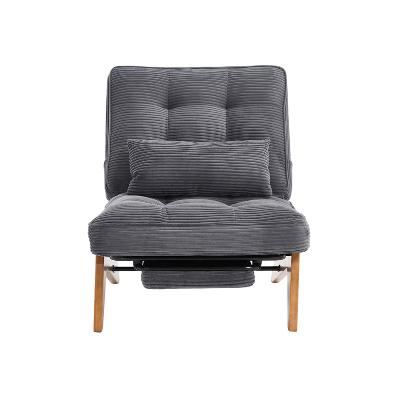 Upholstered Armless, Gray