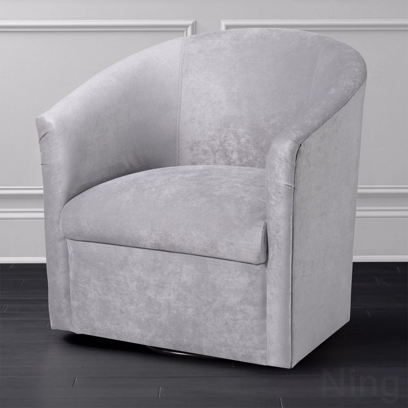 Silver Swivel Function Chair, Silver