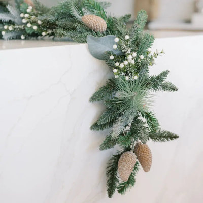 Guirlande de Noël 9 pi avec pin