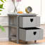 Krebs 2 Drawer Bedside Table-1848064466
