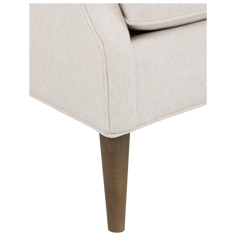 Méridienne capitonnée Arnold, Espresso, 3127 Ficelle