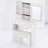 29.2" Small Size Left Drawer Desktop Vanity Table With Cushioned Stool, 2 Ac+2 Usb Power Station, Hair Dryer Bracket, Extra Large Touch Control Sliding Led Mirror, Tri-Color Switching-1035838199