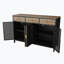 Commode à 3 tiroirs, armoire de rangement de cuisine, armoire d'appoint en métal Skalski