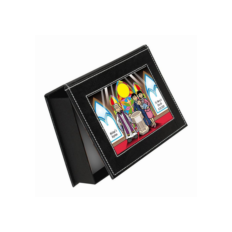 Faux Leather Memory Box