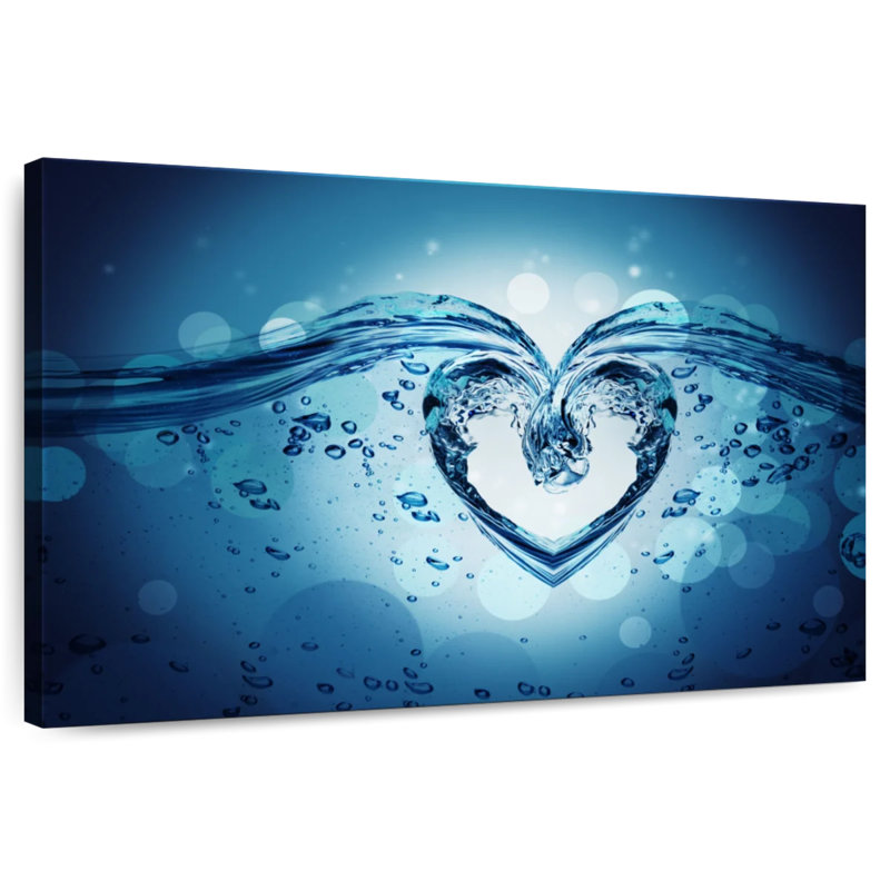 Hardie Water Splash Heart, 16" H x 24" W