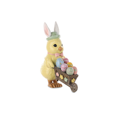 Chick w/Eggs in Basket