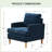 Accent Chair With Solid Wood Legs-111700368