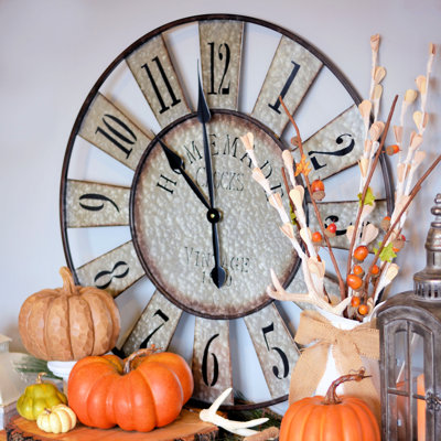 Tessio Metal Wall Clock