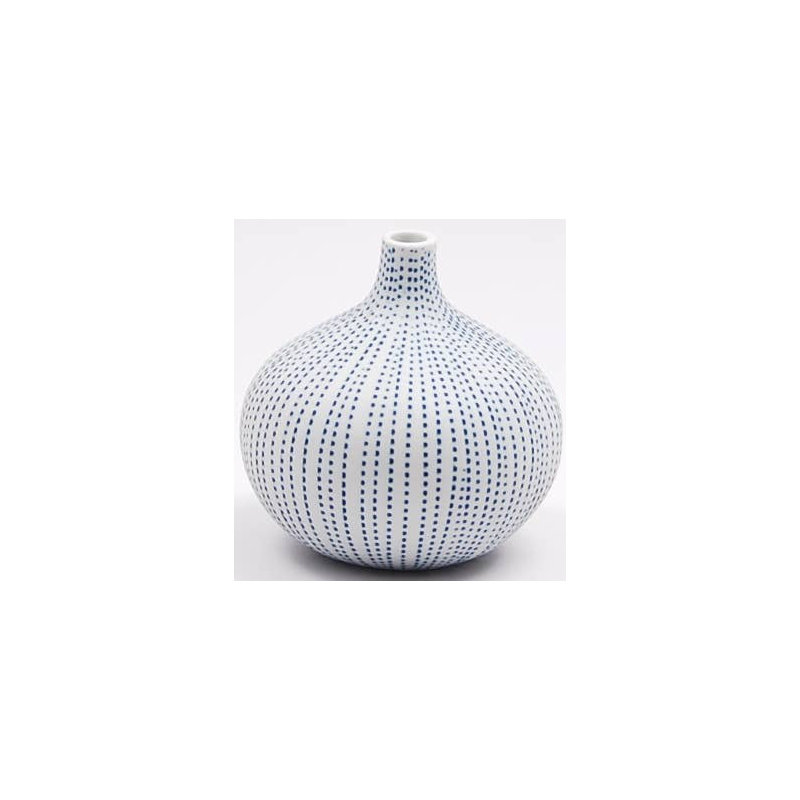 Vase de table Bargnare, Blanc, H 3,4 po x l 3,2 po x P 3,2 po