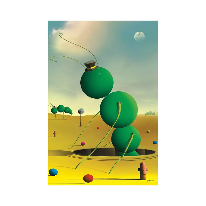 Insetos (Insects) by Marcel Caram - Wrapped Canvas Print, 101.6 cm H x 66.04 cm W x 1.91 cm D