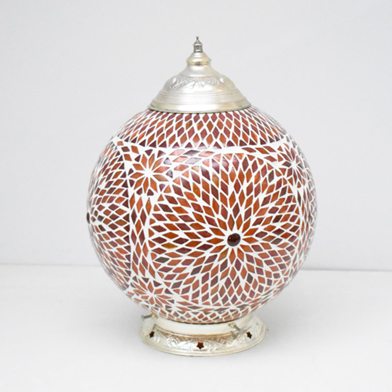 Chavarria Metal Table Lamp, Red/Orange