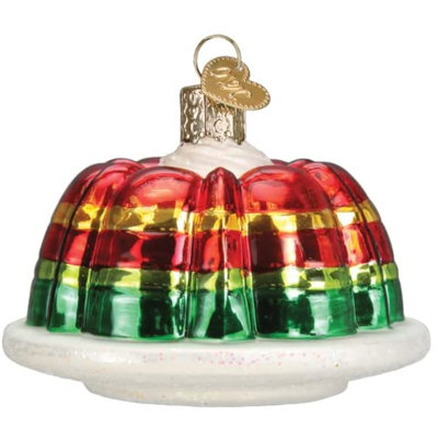 3'' Glass Hanging Figurine Ornament