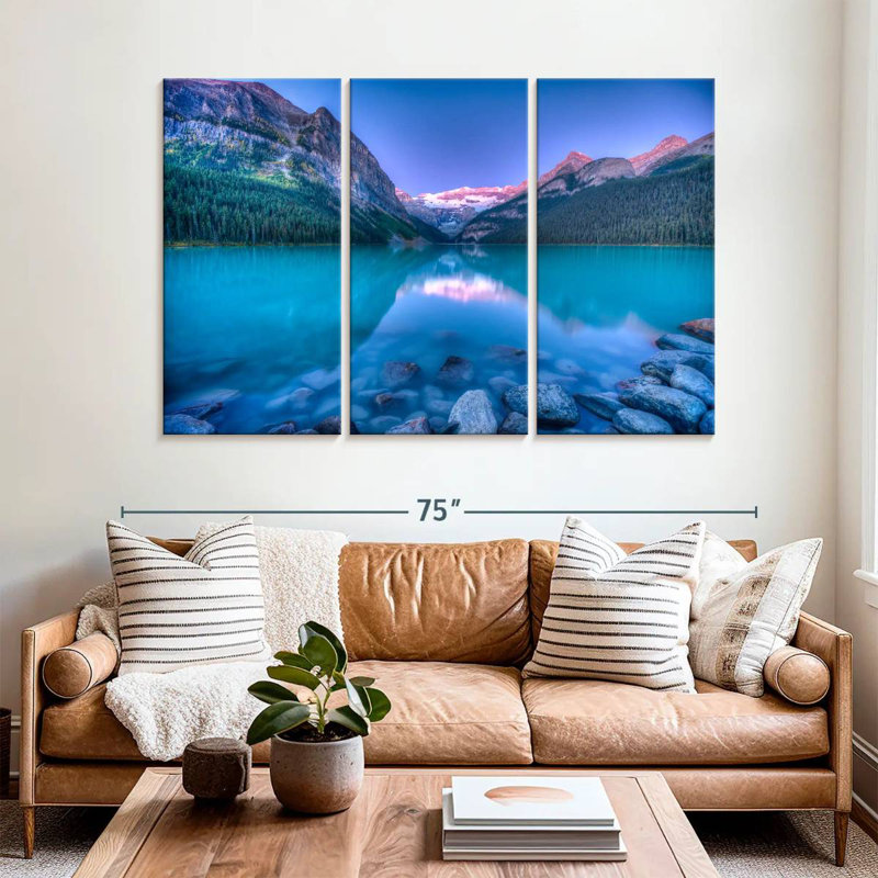 Lever de soleil Alvord Lake Louise, H 42 po x l 65 po