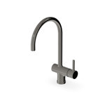 Zucchetti Pan S Deck Mount Single-Hole One Handle Kitchen Faucet with 8-1/4'' Spout Reach and Swivel Spout