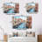 Coastal Cities & Countries Wall Decor on Metal