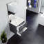 Ensemble de meuble-lavabo double mural 48 po Emmanuel