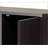 Hazen Espresso Finish Wine Cabinet With Integrated Wine Rack And Ample Storage For Modern Dining Rooms
