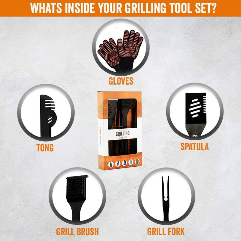 Ensemble d’outils de gril de signature