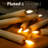 Fluted Ribbed Grooved LED Flameless Taper Candles, Remote, On/Off Button, Battery Operated, 6 Pack-294956528