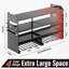 Metal Power Tool Organizer Wall Mount – Garage Tool Storage Rack With Screwdriver Holder & Storage Shelves
