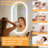 Led Bathroom Mirror With Bluetooth, Loud Dual Speakers, Lighted Vanity Mirror, 3 Color Lighting, Anti-fog, Dimmable, Sensitive Touch Button-1874311628
