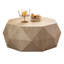 Table basse Drum - aspect bois naturel convenant au bureau, à la salle à manger, au salon sans assemblage, facile à désinfecter, aux matériaux robustes et de qualité