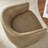 Verity Barrel Back Vegan Leather Dining Chair-114195616
