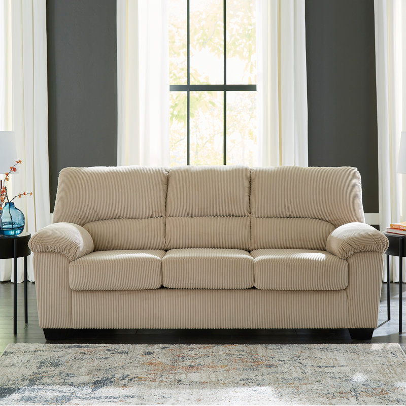 Canapé Castanon, Polyester beige