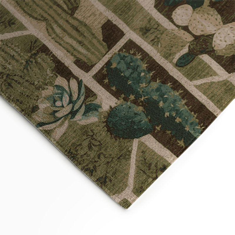 Tapis d'intérieur et d'extérieur brun Nature, Rectangle 9 pi x 12 pi