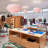 Nolan Unique Drum LED Chandelier Feather Kitchen Island Pendant Pink White Shape-2092526940-2092526943