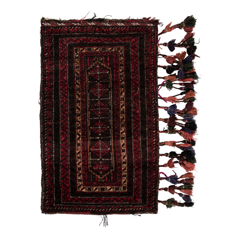 Antique One-of-a-Kind 1'9X3'1 Hand Knotted Area Rug