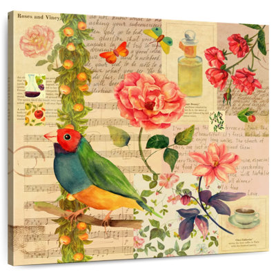Brampt Colourful Bird Letters