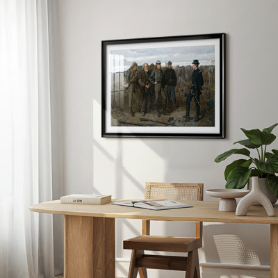 Prisoners from the Front-Winslow Homer-Framed Print with Mat and glass-1866