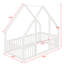 Lit de plancher en forme de maison Guardrail-1328367428