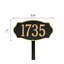 Plaque d'adresse pour pelouse sur 1 ligne Hampshire-243803129-243803123