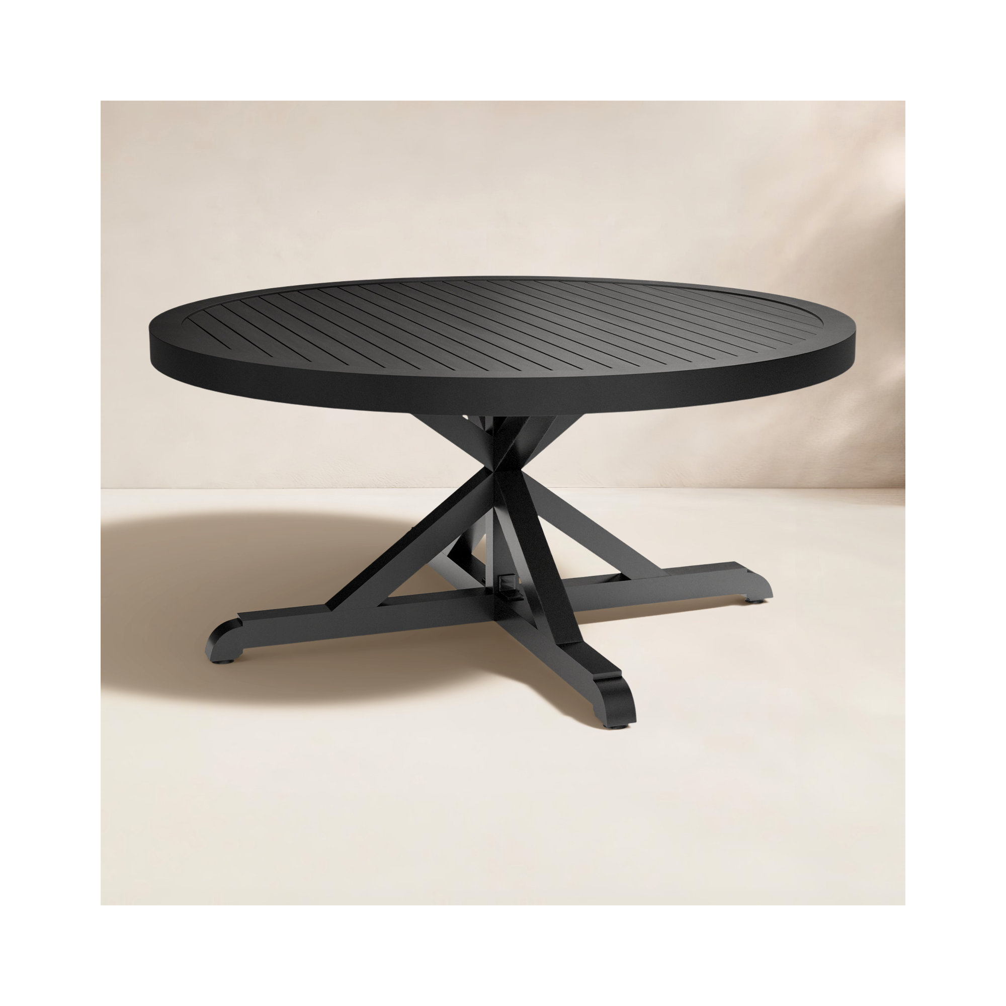 Monterey 47.99'' Aluminum Outdoor Dining Table, 29.5'' H x 60" W x 60" L