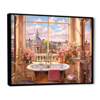 " Elegant London Bathtub City View "
