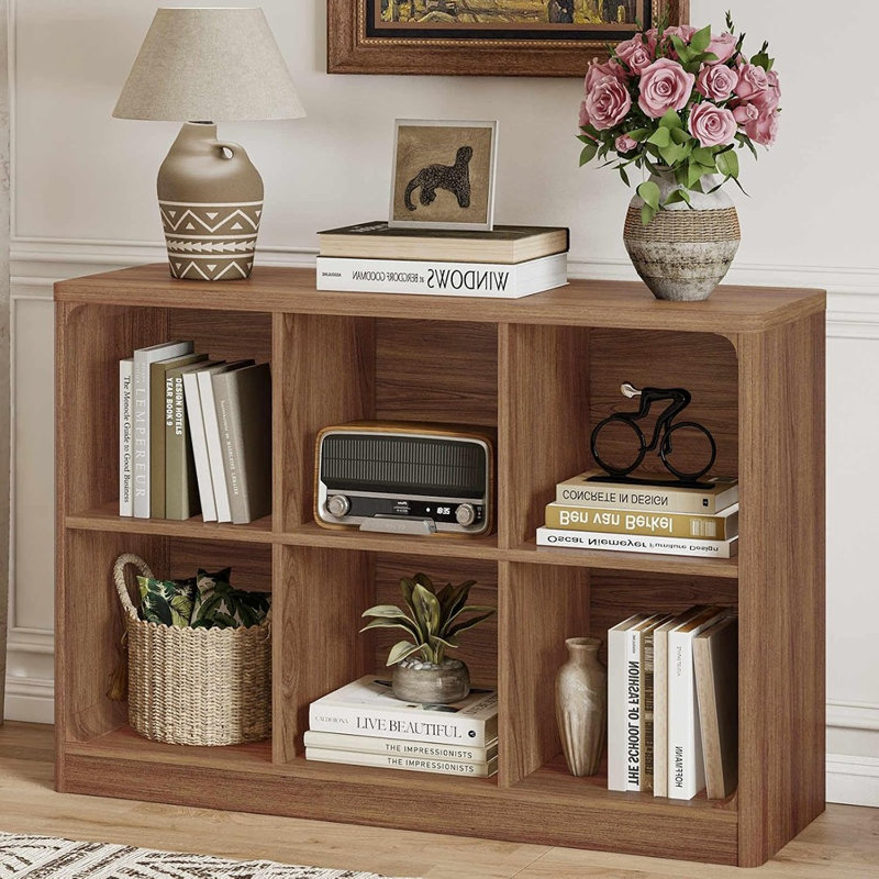 Bibliothèque rustique à 6 cubes Rustic