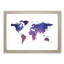 A Cosmic Map of the Earth in Abstract - Picture Frame Painting Print-55629133-55629138