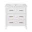 Ensemble de meuble-lavabo simple avec 3 tiroirs