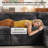 Cloudelle 6 - Piece Polyester Fabric Sectional-169381135