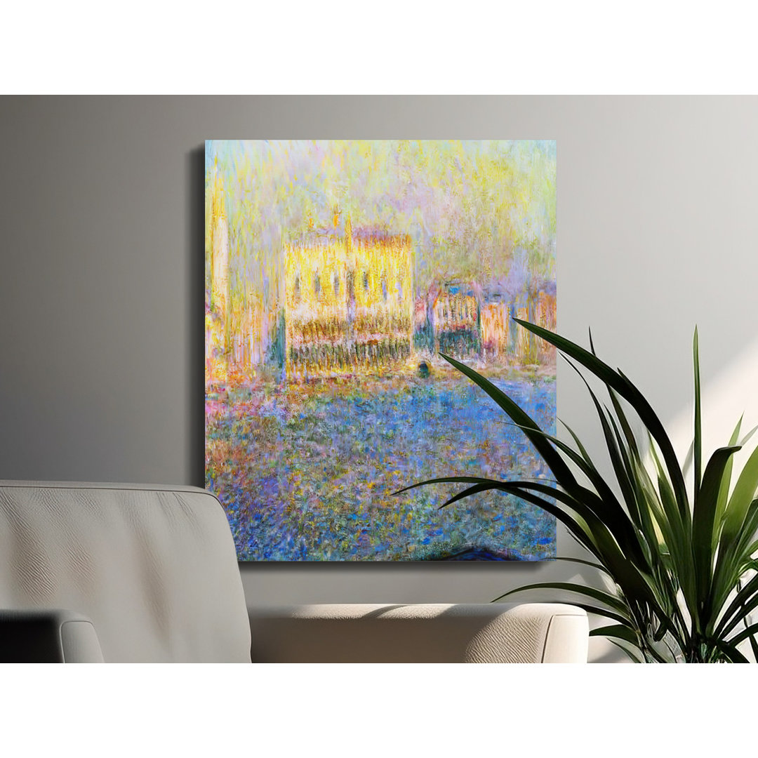 Vibrant Impressionist Venice Cityscape Canvas Wall Art