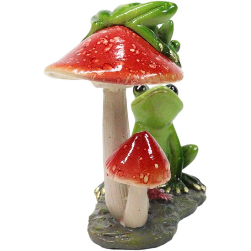 Figurine Love Affair Green Pond Frogs